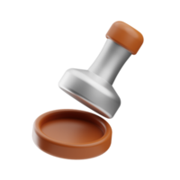 coffee object coffee tamper illustration 3d png