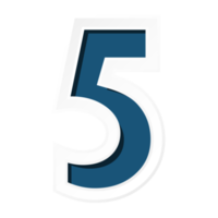 number with number 5 png