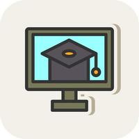 E Learning Vector Icon Design