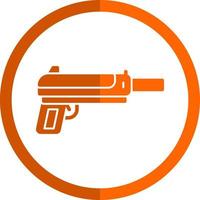 icono de vector de pistola