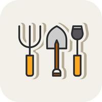 Gardening Tools Vector Icon Design