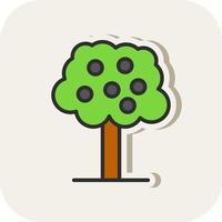 Orchard Vector Icon Design