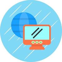 Remote Working Vector Icon