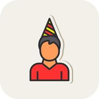 Birthday Boy Vector Icon Design