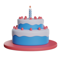 torta 3d illustrazione png