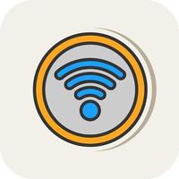 Wifi Signal Vector Icon Design