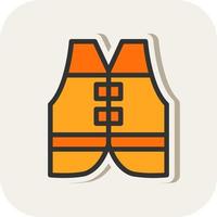 Lifejacket Vector Icon Design