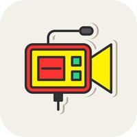 Video Camera Vector Icon Design