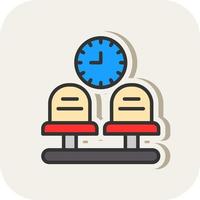 Waiting Room Vector Icon Design