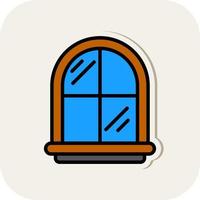 Window Vector Icon Design