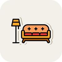 Sofa Vector Icon Design