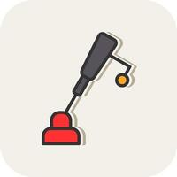 Metal Detector Vector Icon Design