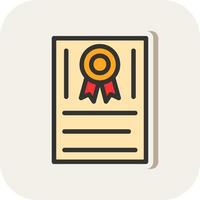 Certification Vector Icon Design