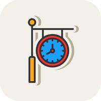 diseño de icono de vector de reloj