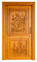 wooden door for decorative. png