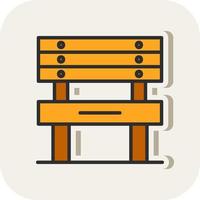 Bench Vector Icon Design
