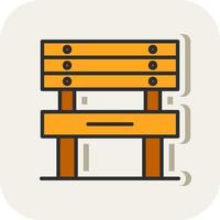 Bench Vector Icon Design