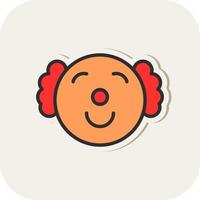 Clown Vector Icon Design