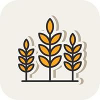 Wheat Vector Icon Design