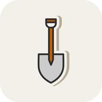 Shovel Vector Icon Design