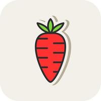 Carrot Vector Icon Design