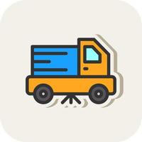 Street Sweeper Vector Icon Design