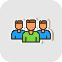 Teamwork Vector Icon Design