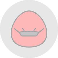 Bean Bag Vector Icon Design