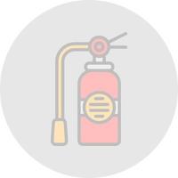 Fire Extinguisher Vector Icon Design