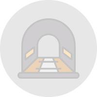 Tunnel Vector Icon Design