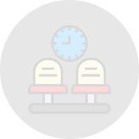 Waiting Room Vector Icon Design