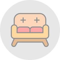 Sofa Vector Icon Design