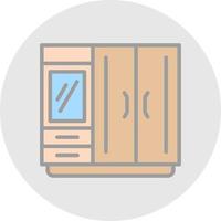 Wardrobe Vector Icon Design