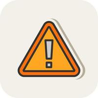 Caution Vector Icon Design