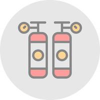 Oxygen Tanks Vector Icon Design