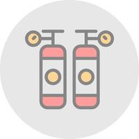 Oxygen Tanks Vector Icon Design