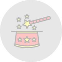 Magic Trick Vector Icon Design