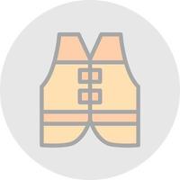 Lifejacket Vector Icon Design