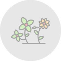 Flowers Vector Icon Design