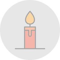 Candle Vector Icon Design