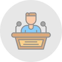 Conference Vector Icon Design