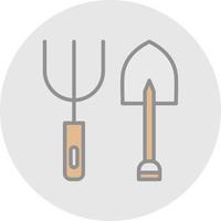 Pitchfork Vector Icon Design