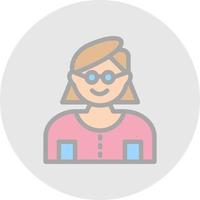 Teacher Vector Icon Design