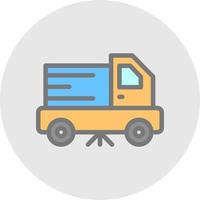 Street Sweeper Vector Icon Design