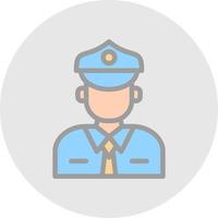 Taxi Driver Vector Icon Design