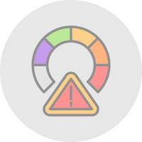 Risk Vector Icon Design