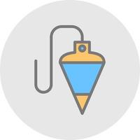 Plumb Bob Vector Icon Design