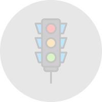 Traffic Lights Vector Icon Design