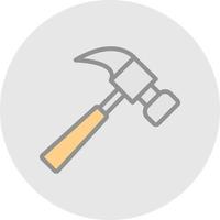 Hammer Vector Icon Design