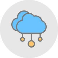 Cloud Computing Vector Icon Design